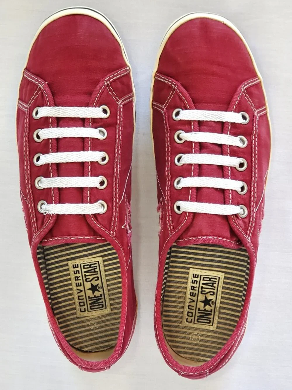 Converse One Star Ox Maroon Canvas Sneakers - Women’s 8.5 (SKU: 506900FT)